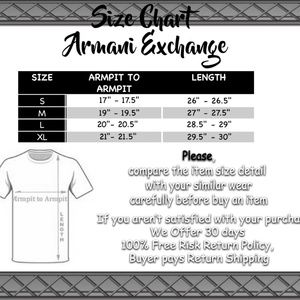 armani exchange women's jeans size chart